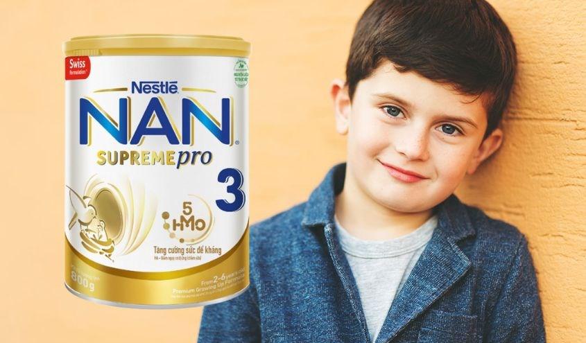 Sữa bột NAN Supreme Pro số 3 dành cho 2 - 6 tuổi